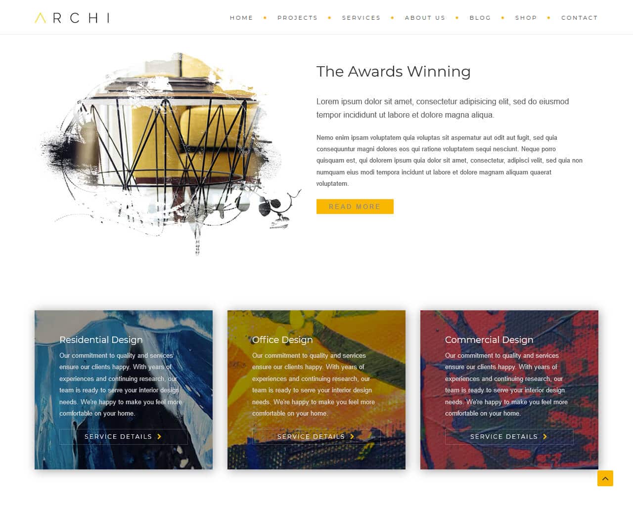 Archi Website Template