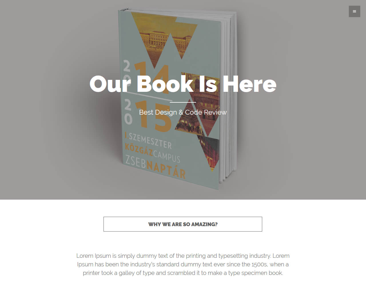 BookLanding – Bootstrap Landing Page Template