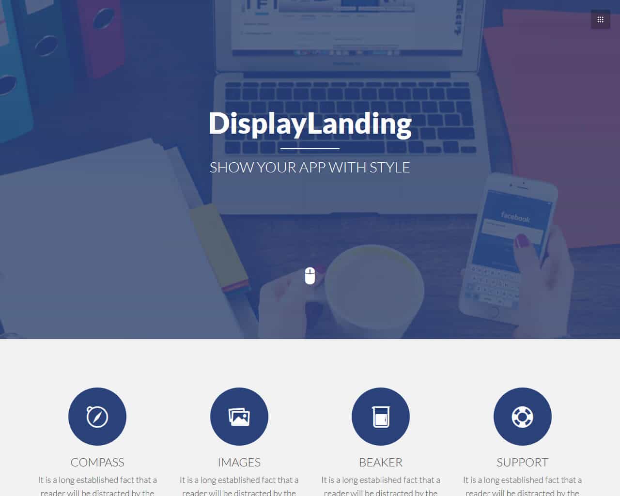 DisplayLanding – Bootstrap Landing Page Template