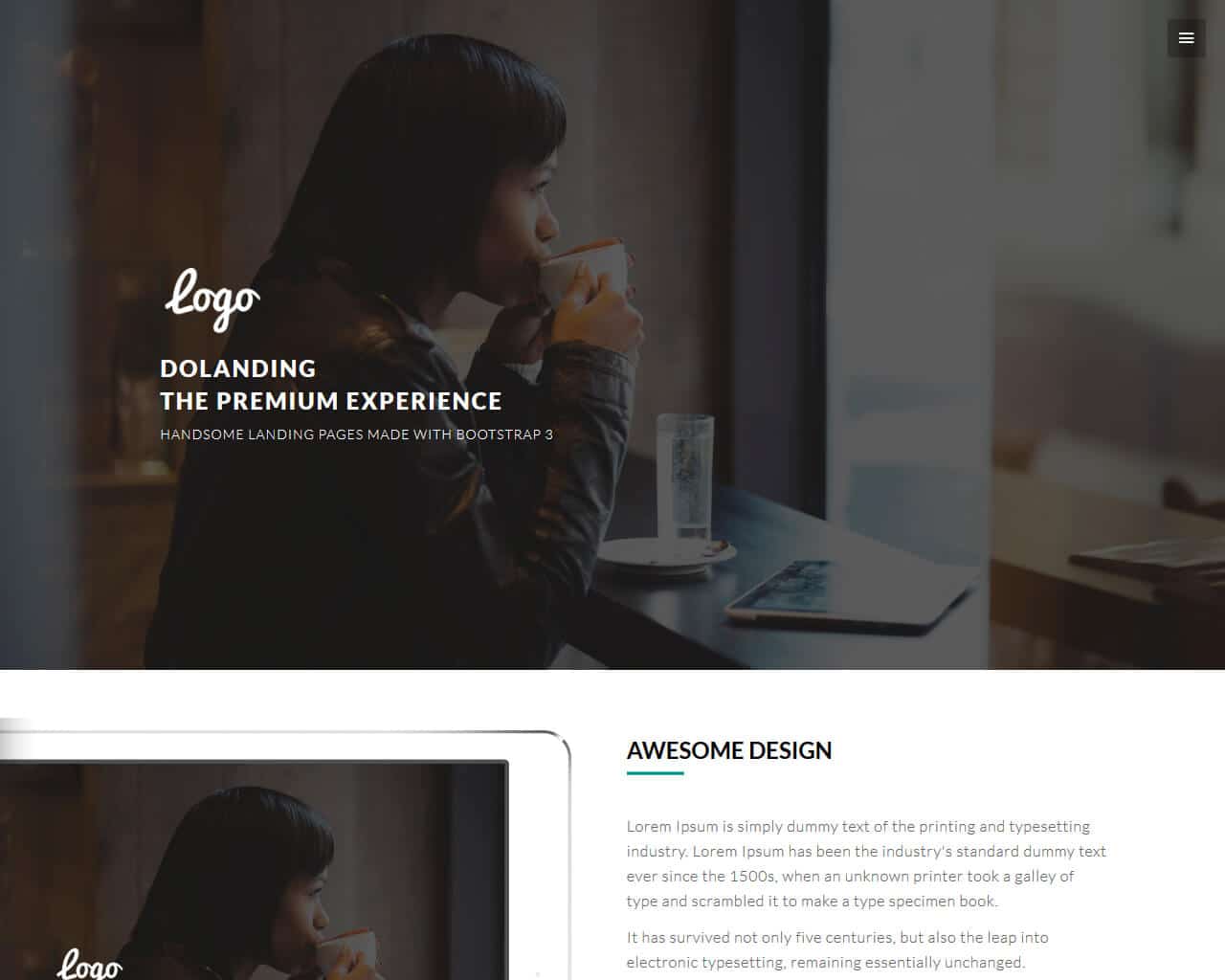 DoLanding – Bootstrap Landing Page Template