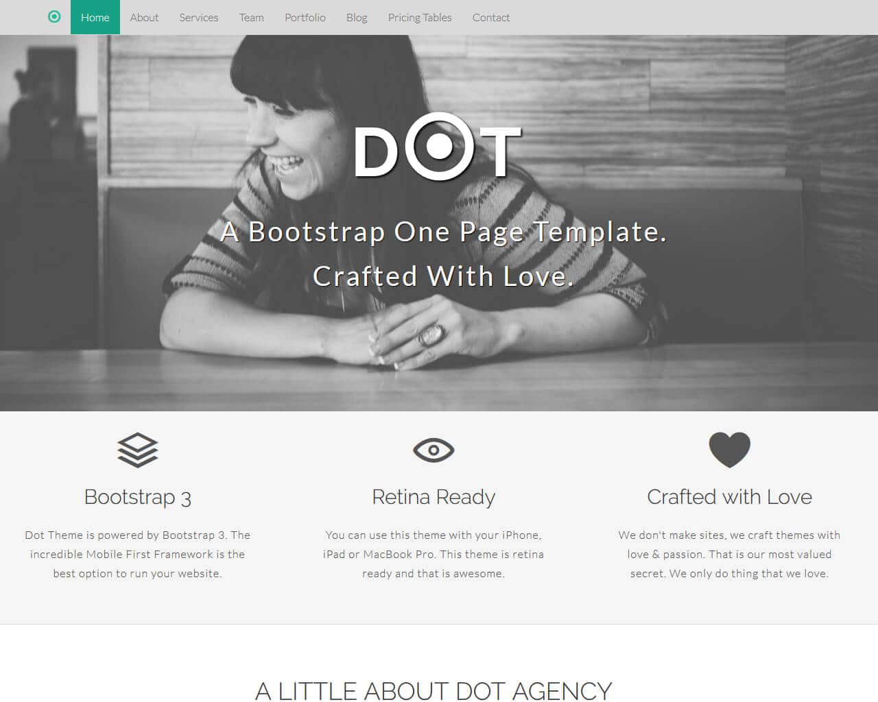 Dot – Bootstrap Agency Template