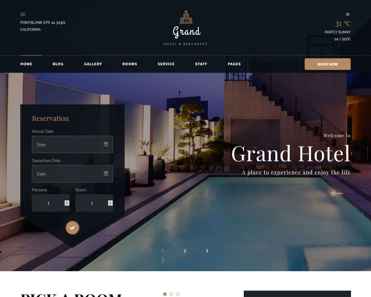 20 Hotel Website Templates to Build the Best Booking Website 2019