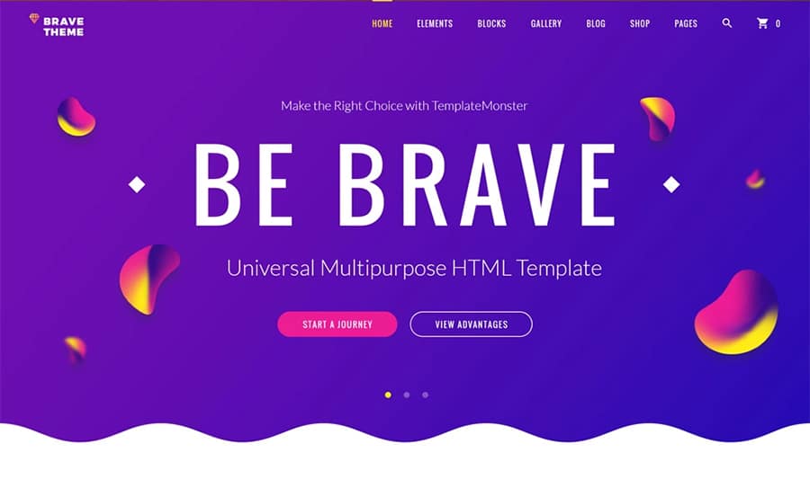 How to Build a Static Website Using the “Brave” HTML5 Theme and Novi Builder