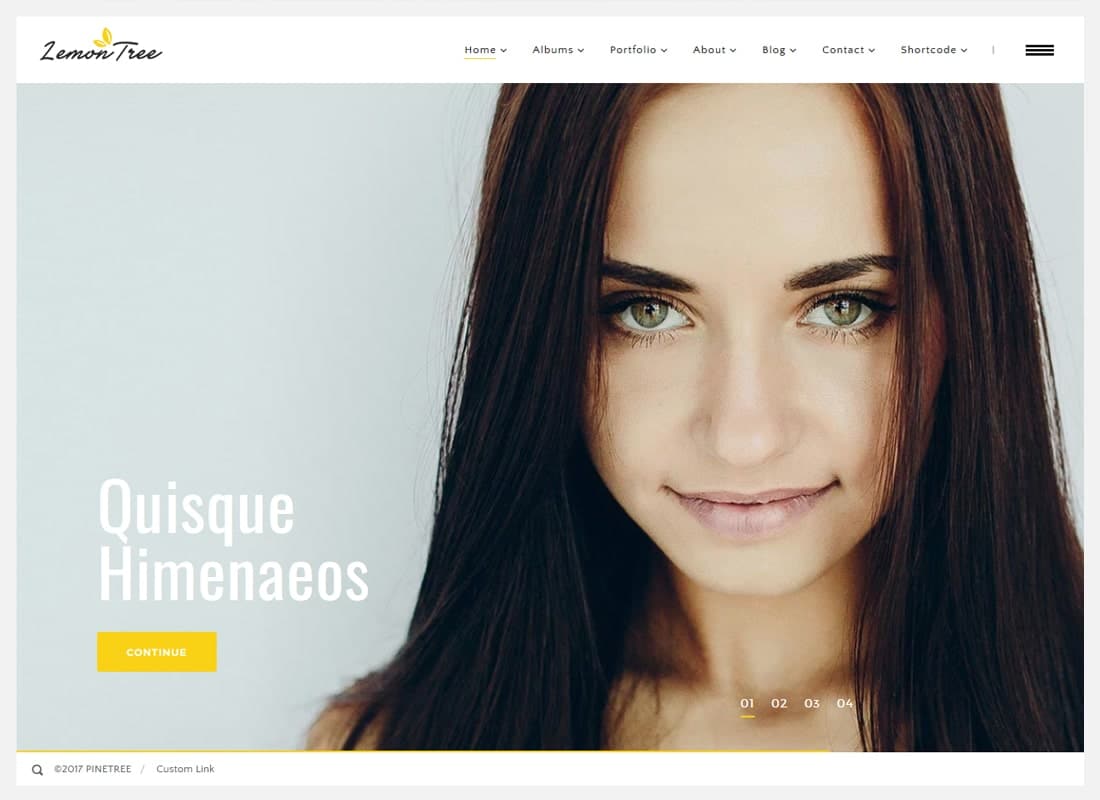 Lemontree | Photography & Portfolio WordPress Theme Website Template