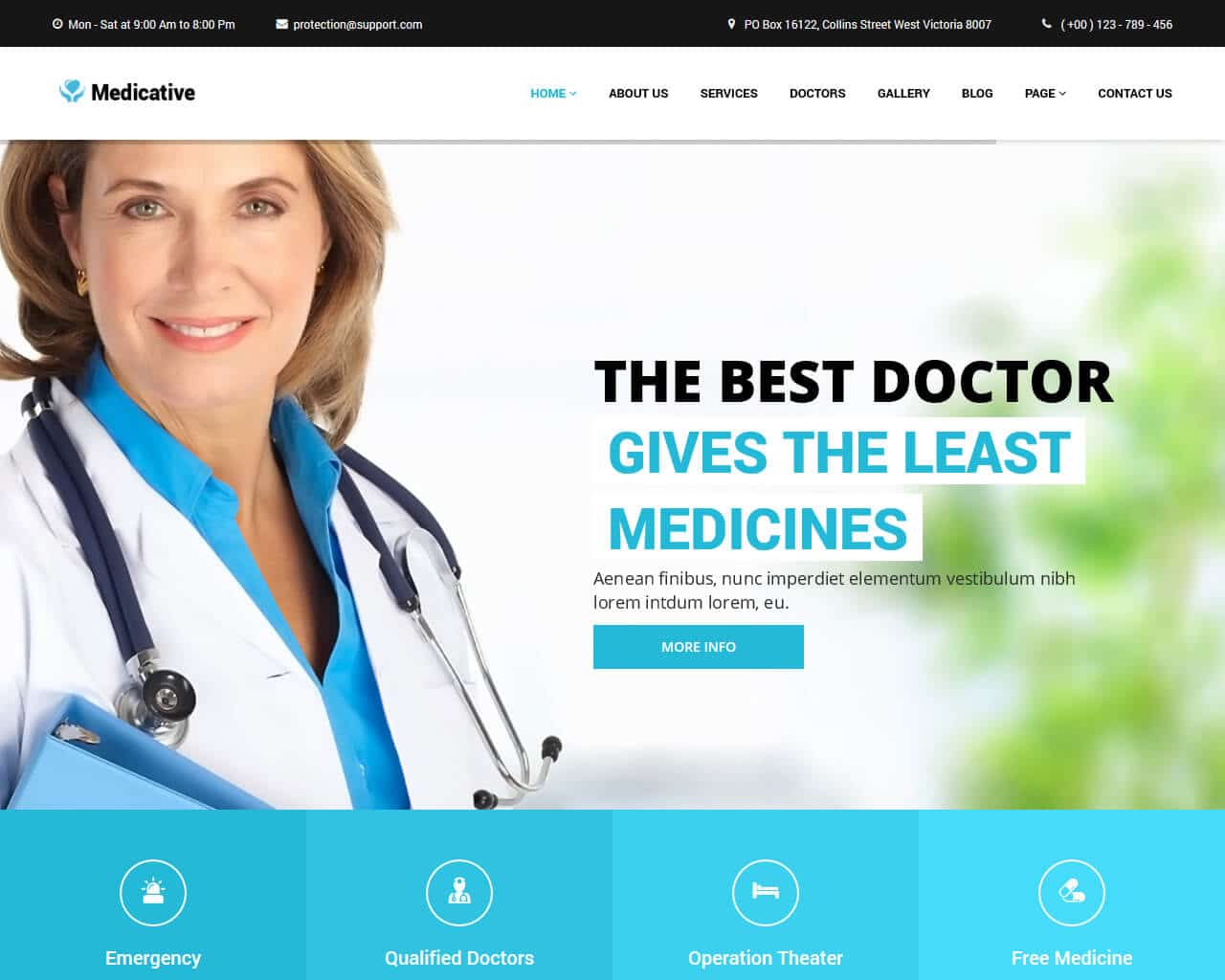 20+ Best Medical, Hospital and Clinic Website Templates 2019
