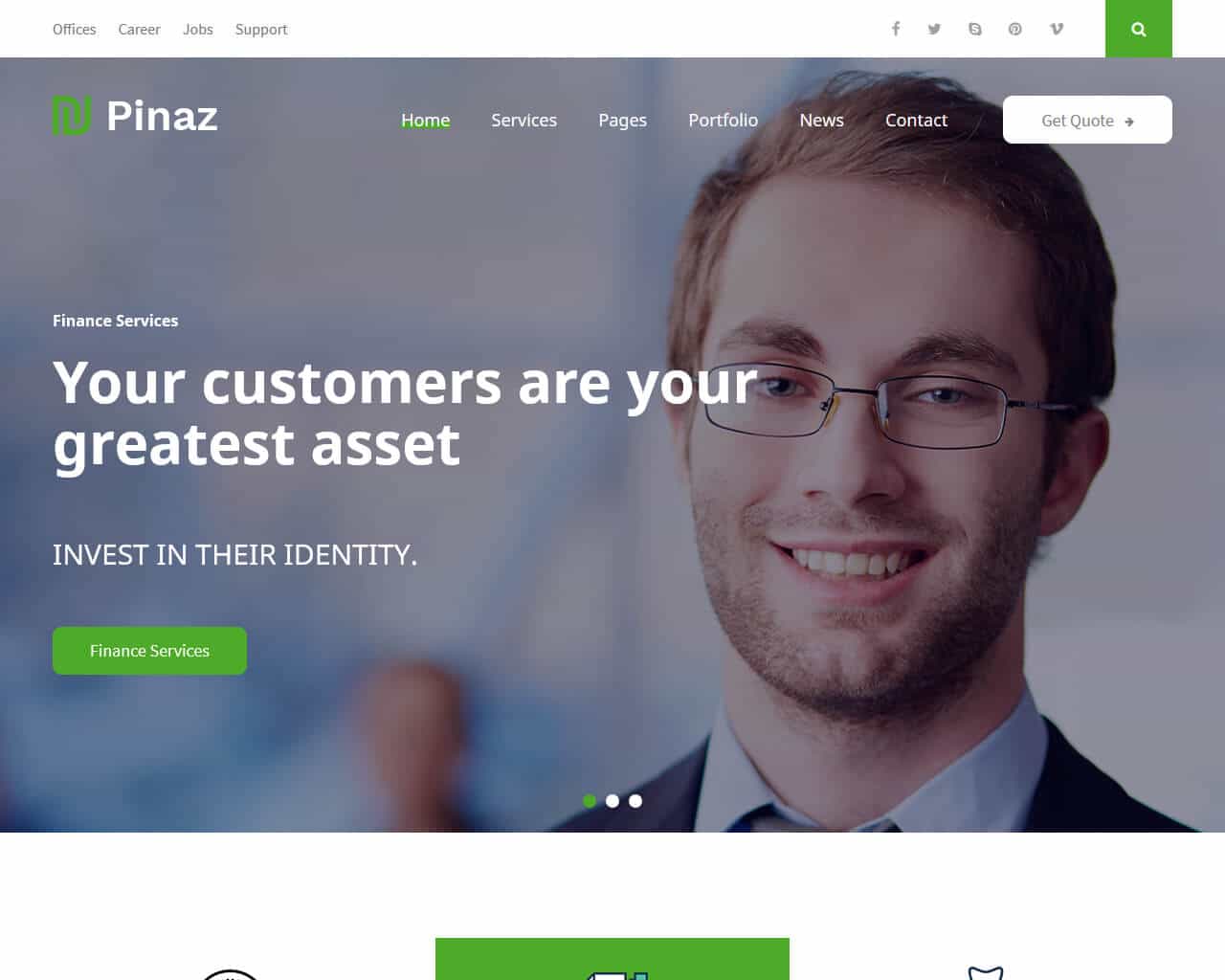 Pinaz Website Template