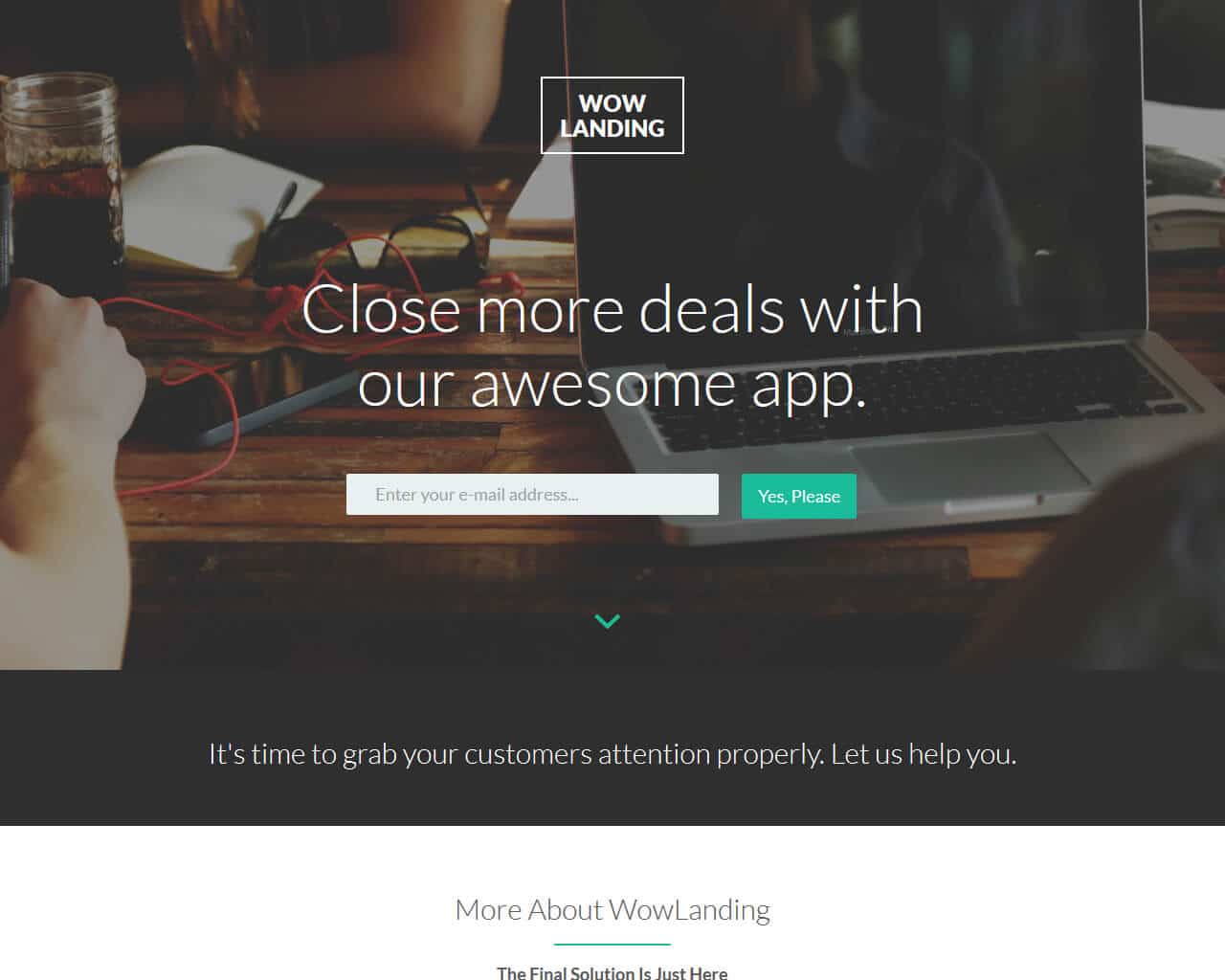 WowLanding – Bootstrap Landing Page Template